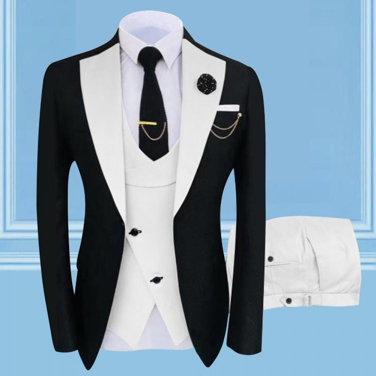 all in one place בגדי גברים New Fashion Wedding Dress Luxury Design 3Pieces Men Suit Slim Fit Single Breasted Homme Costume Tuxedo High Quality Male Blazer