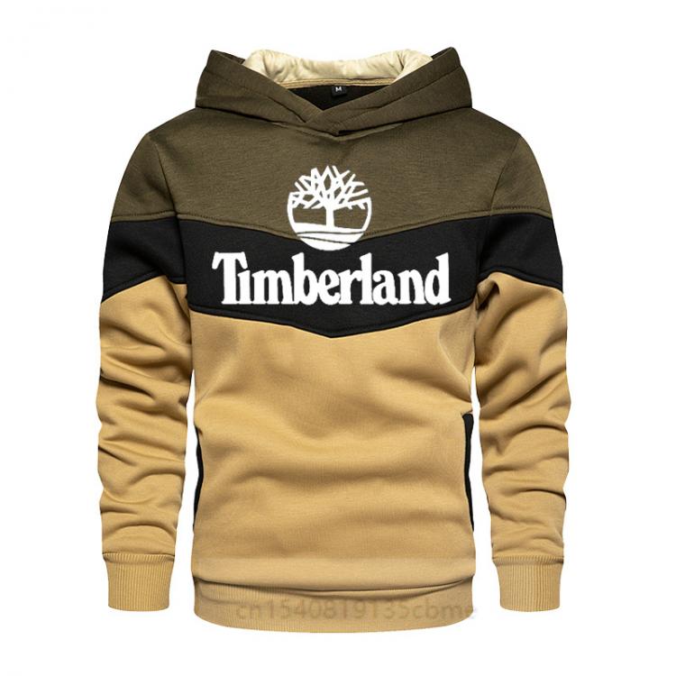 all in one place בגדי גברים Men's autumn and winter coat 2021 brand stitched Hooded Sweatshirt warm and comfortable coat 3D printed casual men's swe