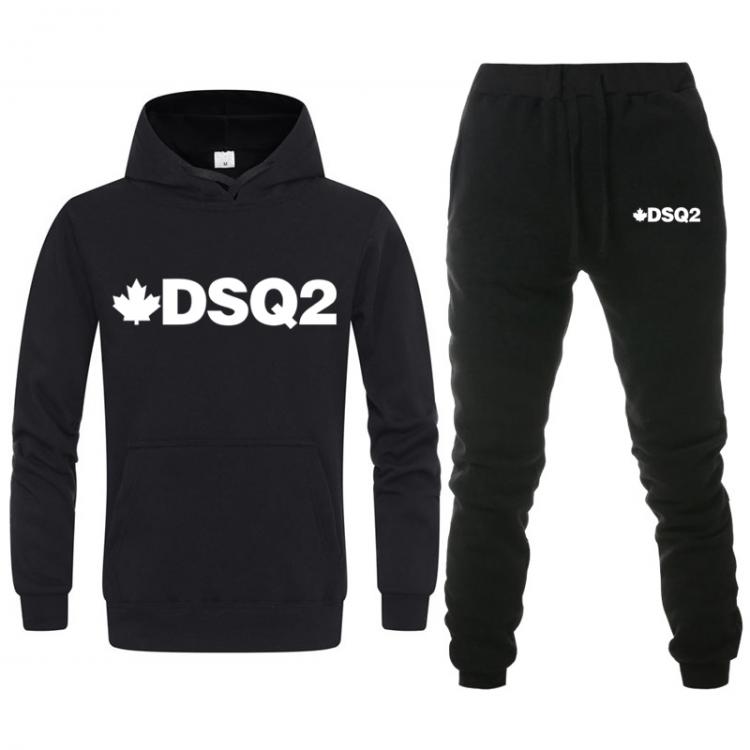 all in one place בגדי גברים DSQ2 D2 Letter print Hoodie Sweatshirt Men/Women Tracksuit+Sweatpant Set Hip Hop Streetwear Hoodies 2020 Winter Hooded Pullover