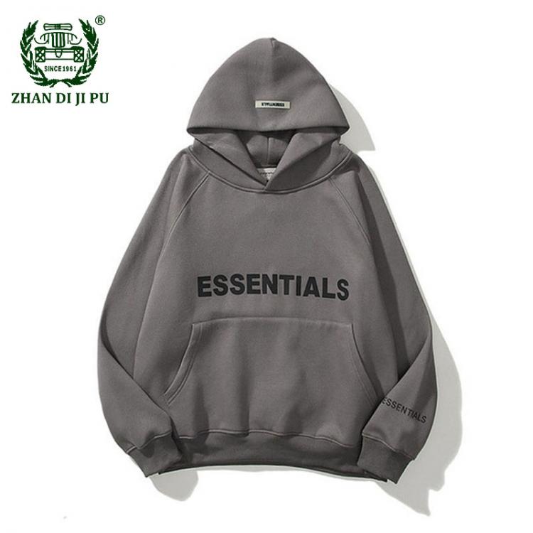 all in one place בגדי גברים New Men's Essentials Hoodies Sweatshirts Harajuku Hip Hop Letters Printing Fleece Oversized Hooded Pullover Couples Sweatshir