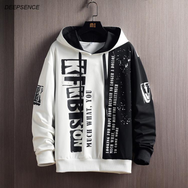 all in one place בגדי גברים Men Sweatshirts Hoodie Men Tops Spring and Autumn Street Men Wear Japanese Hip-Hop Casual Fashion Loose Hoodies Men