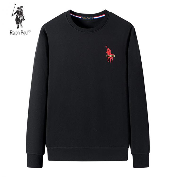 all in one place בגדי גברים Genuine Paul autumn and winter casual men's loose large size round neck sweater men's pullover long-sleeved T-shirt то