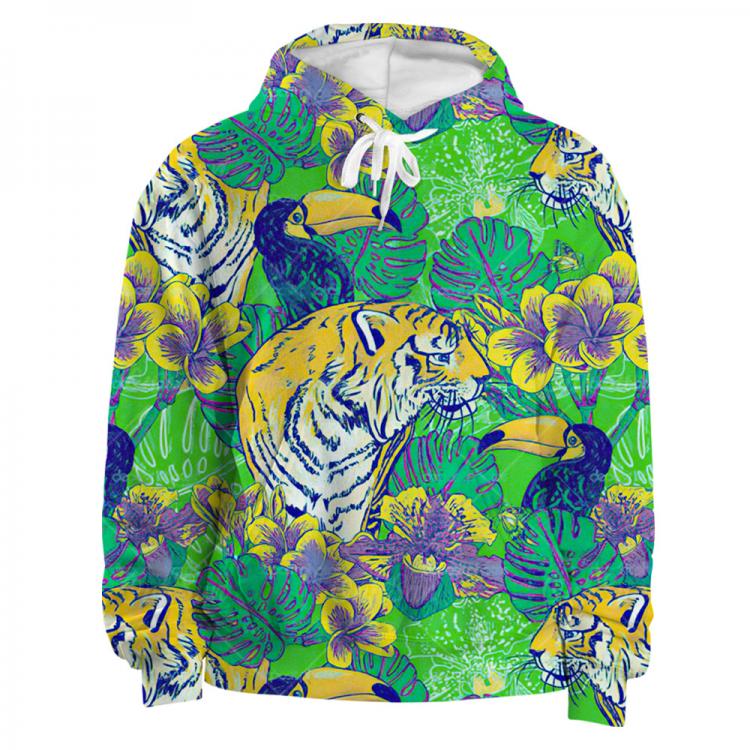 all in one place בגדי גברים Children And Adolescents Adult Animal Print 3d Printed Sweater Tiger Cheetah Sports Hoodie Men And Women The Same Style