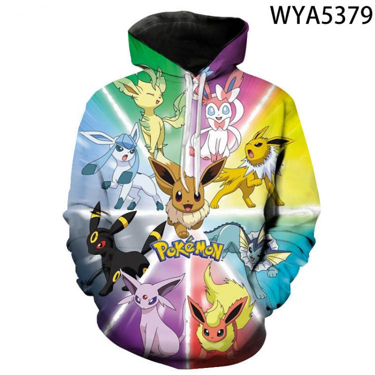 all in one place בגדי גברים 3d printing children's long sleeve pullover, adult pokemon anime, pullover, hooded sweatshirt, casual fashion for boys, girls