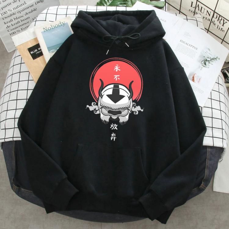 all in one place בגדי גברים Mens 2021 Fleece Hoodies Avatar The Last Airbender Harajuku Print Casual Loose Sweatshirts Male Fashion Long Sleeve Autumn Hoody