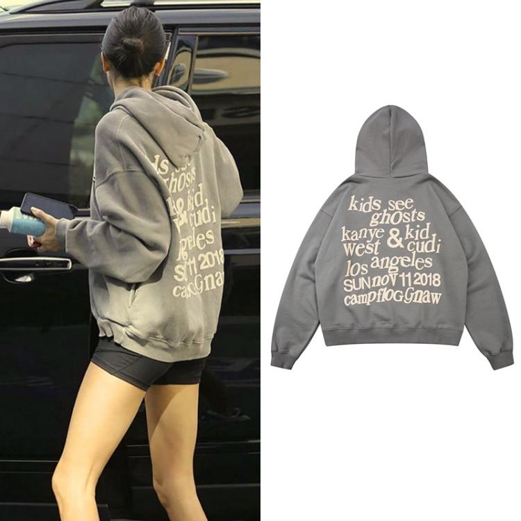 all in one place בגדי גברים Kanye West Pullover Fleece Hoodies Kendall Jenner Print Sweatshirt Stranger Things Foaming Printing Hoodies Streetwear Men