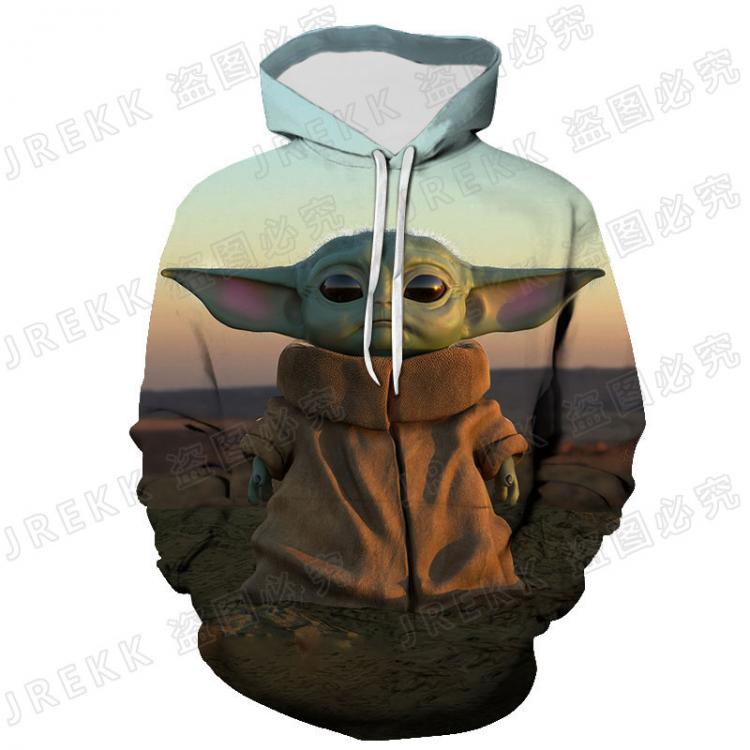 all in one place בגדי גברים 2021 New Funny Baby Yoda Hoodies Men Women Children 3D Print Sweatshirt Pullover Boy Girl Kids Streetwear Jacket Cool Clothing
