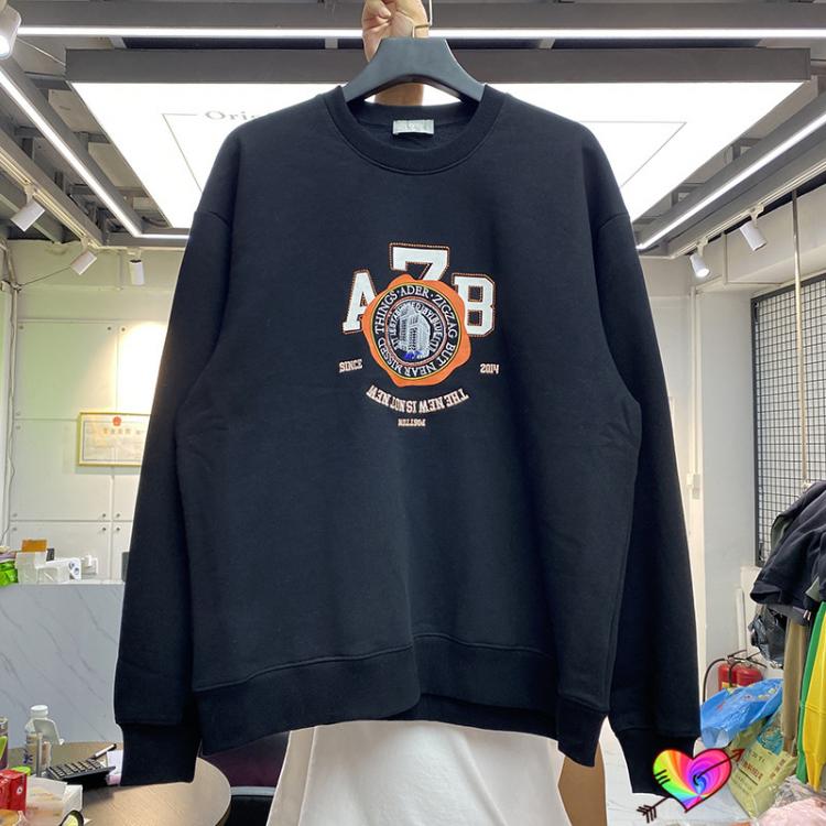 all in one place בגדי גברים Badge Mark Ader Error Sweatshirts 2021FW Men Women High Quality Embroidered Logo Adererror Hoodie Blue Z-stitch Fleece Crewneck