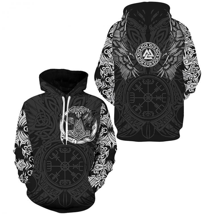 all in one place בגדי גברים Viking 3D Hoodie Fashion Casual Creative Unisex Fall/Winter Men Pullover Top Sports Outdoor High Quality