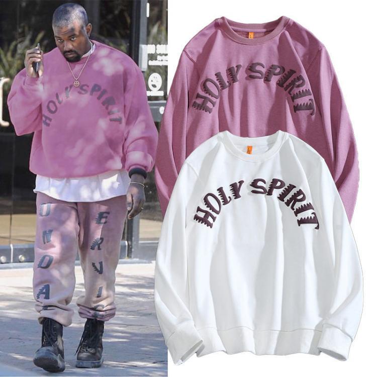 all in one place בגדי גברים Kanye West Graffiti Letter Print Sweatshirt Men Women Harajuku Hip Hop Stranger Things Hoodes