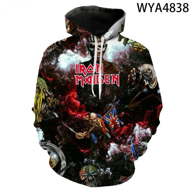 all in one place בגדי גברים Spring Hoodies Cool Music Maiden Men Women Children Band 3D Printed Hooded Pullove Long Sleeve Hip Hop Sweatshirts Boy Girl Kids