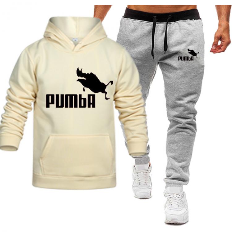 all in one place בגדי גברים Sportswear suit Men's fashion Hoodie suit Brand print autumn/winter casual hoodie + pants men's suit Sportswear two-piec
