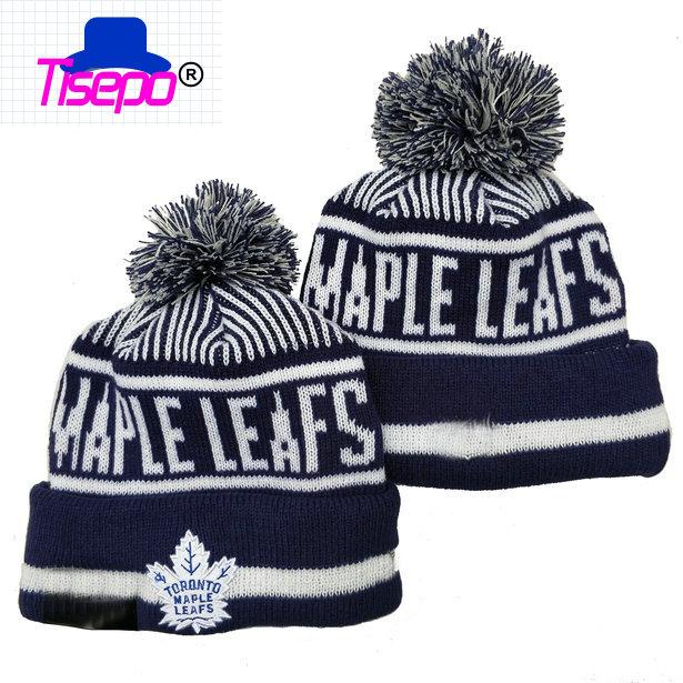 all in one place אביזרי גברים 2021 Embroidery logo Ice Hockey Team Beanie  winter Knitted Hats Women Men Winter Cap Warm Knit