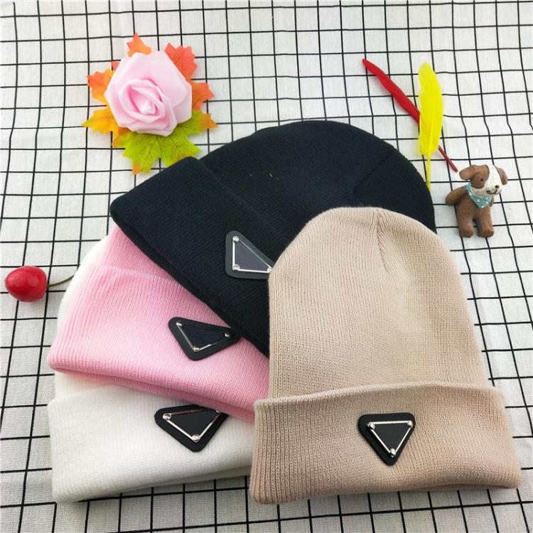 all in one place אביזרי גברים 2021 Luxury brand new autumn and winter hat men's black hip hop fashion brand wool hat letter simple knitted couple's ha