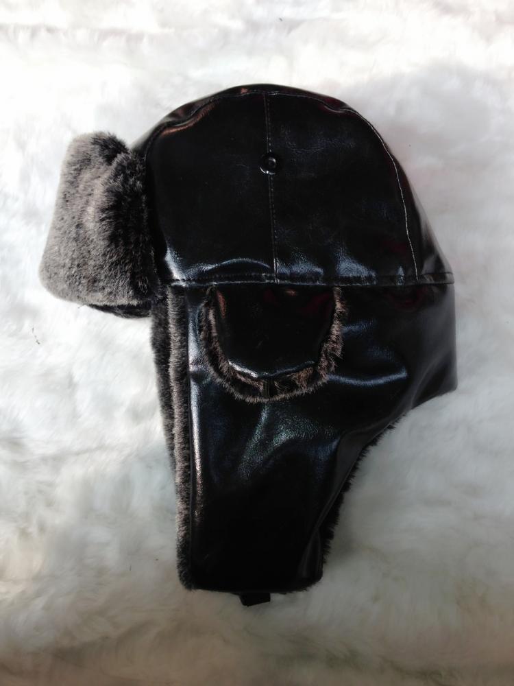 all in one place אביזרי גברים Men's Women's Unisex Thermal Catcher  Aviator Earmuffs Winter Flap Ski Hat New Aviator Hat Leather Fur