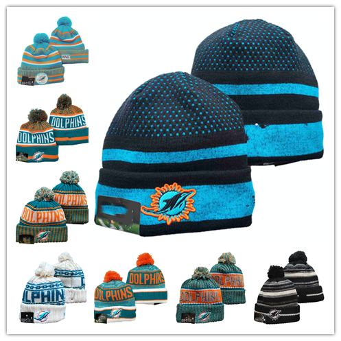 all in one place אביזרי גברים Men's and women's embroidered knitted boundless football knitted hat, warm in winter, brand, fashion, DOLPHIN， snapbac