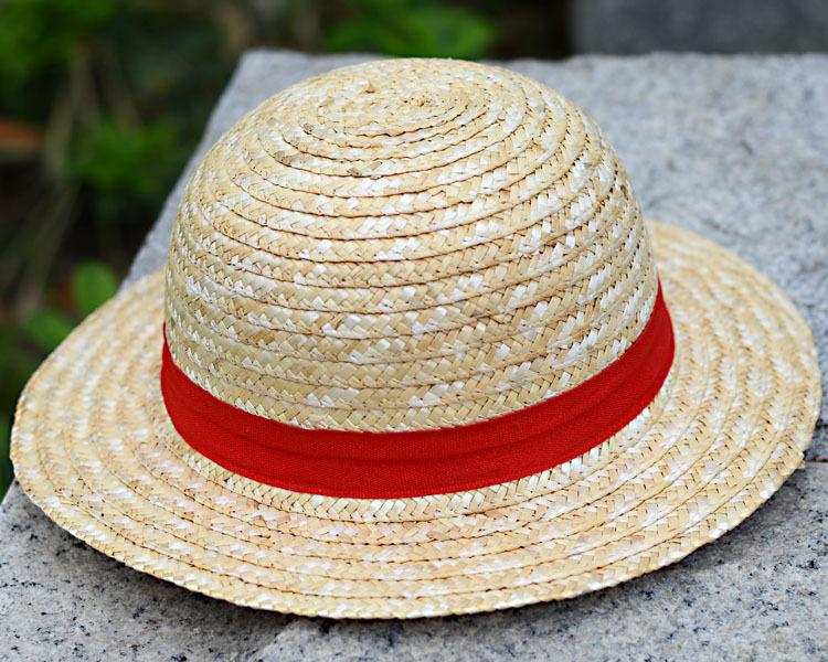 all in one place אביזרי גברים 2021  Luffy Straw Hat Japanese Anime Cosplay Hats Cartoon Cap Cute Breathable Boater Beach Hat Solid Color Unisex Caps
