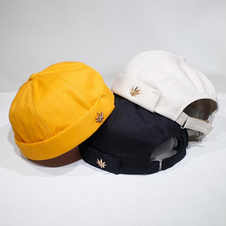 all in one place אביזרי גברים Women Men Street Trendy Beanies Landlord Caps Brimless Beanie Melon Sailor Caps Fashion Cool Cap Men