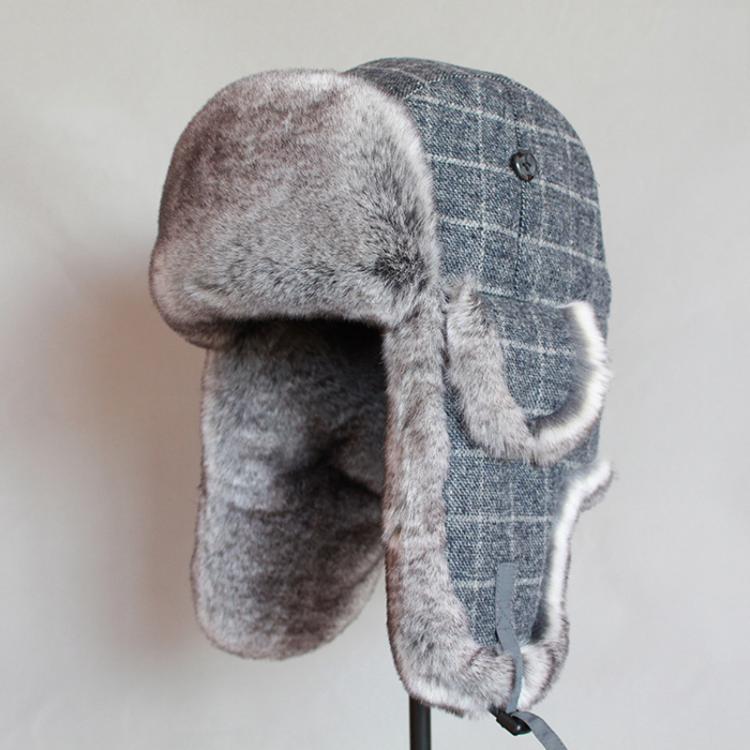 all in one place אביזרי גברים Men Russian Bomber Hat Winter  Ushanka Trapper Hat With Earflaps Women Faux Fur Snow Caps  For Children