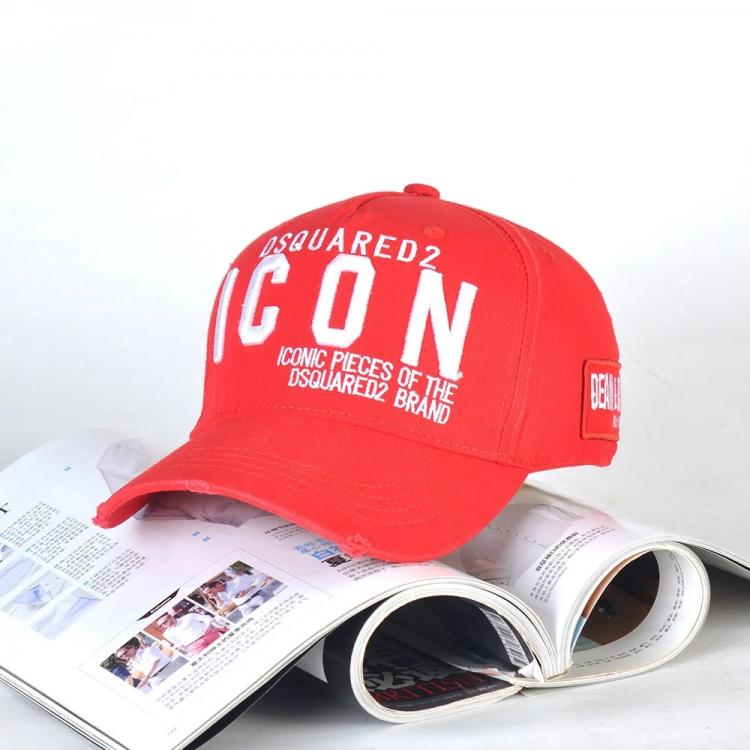 all in one place אביזרי גברים DSQ letter cotton designer hip hop hat truck driver hat dad hat icon hat adjustable men's and women's Snapback Gorras bl