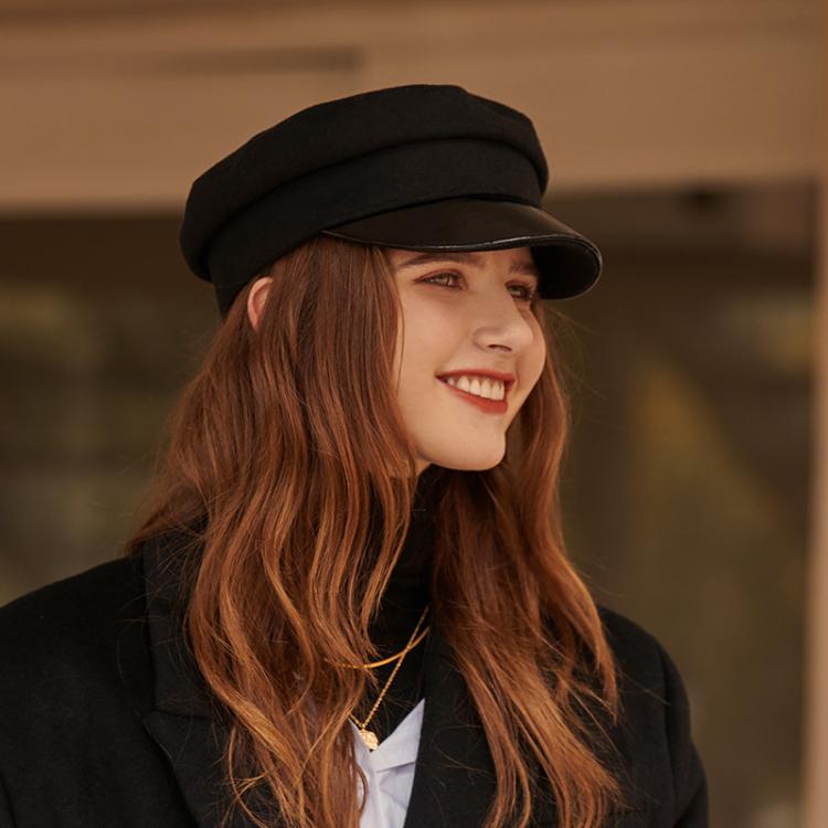 all in one place אביזרי גברים 2021 Autumn Winter Beret Retro Handsome Hats New French British Retro Art And Playful Woolen Stitching Newsboy For Caps