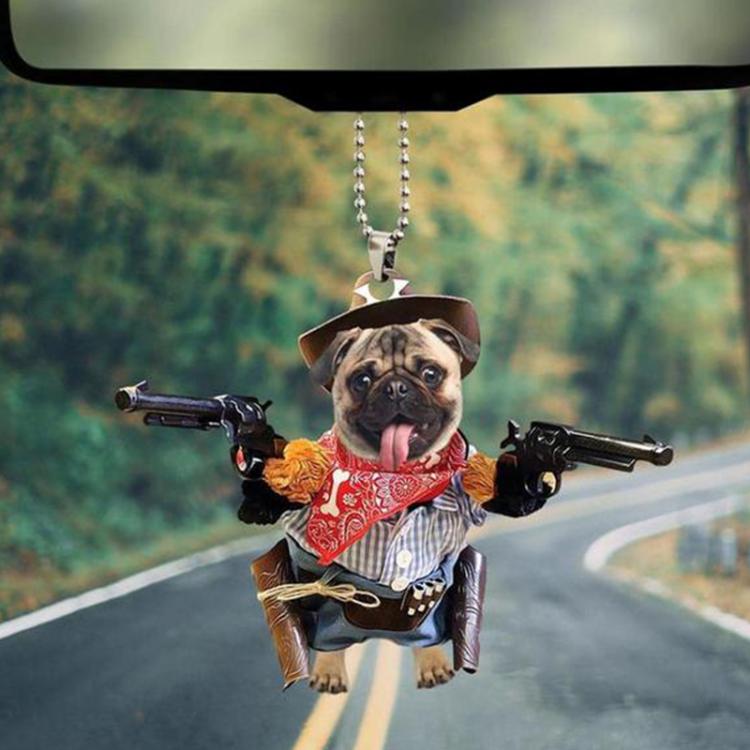 all in one place אביזרי גברים 1PC 32Styles Dog Hanging Ornament Cute Funny Cartoon Pendant Key Chain Animal Pendant Car Rear View Mirror Backpack Accessories
