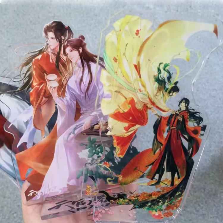 all in one place אביזרי גברים Heaven Official's Blessing Standing Plate Anime Tian Guan Ci Fu Xielian Huacheng Figure Model Desk Decor Charming Gifts