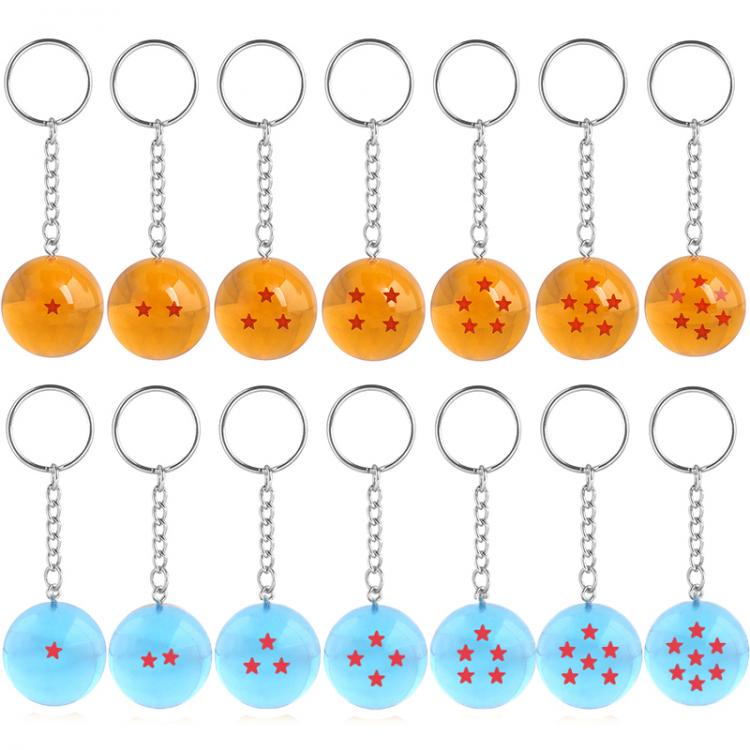 all in one place אביזרי גברים 14Pcs Wholesale Cartoon Keychain Z 1-7 Stars Balls Metal Pendant Keying Men Car Women Bag Accessories