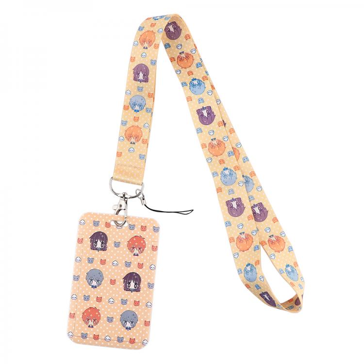 all in one place אביזרי גברים DZ2312 Japanese Anime FRUITS BASKET Lanyard for Key lanyards id badge holder Key Chain Key Holder Hang Rope Accessories