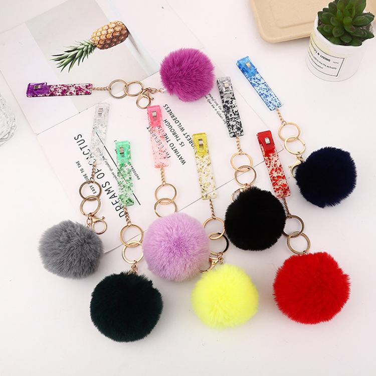 all in one place אביזרי גברים Acrylic Card Puller Custom Your Own Credit Card Grabber Keychain For Long Nails