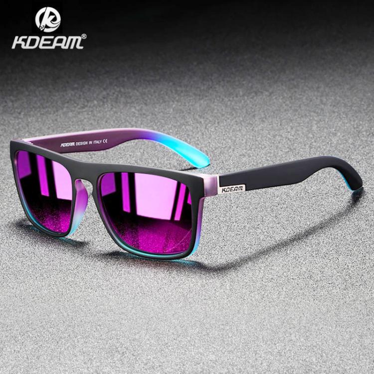 all in one place אביזרי גברים 2021 New KDEAM Mirror Polarized Sunglasses Men Ultralight Glasses Frame Square Sport Sun Glasses Male UV Travel Goggles CE X8