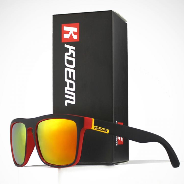 all in one place אביזרי גברים Fashion Guy's Sun Glasses From KDEAM Polarized Sunglasses Men Classic Design All-Fit Mirror Sunglass With Brand Box CE