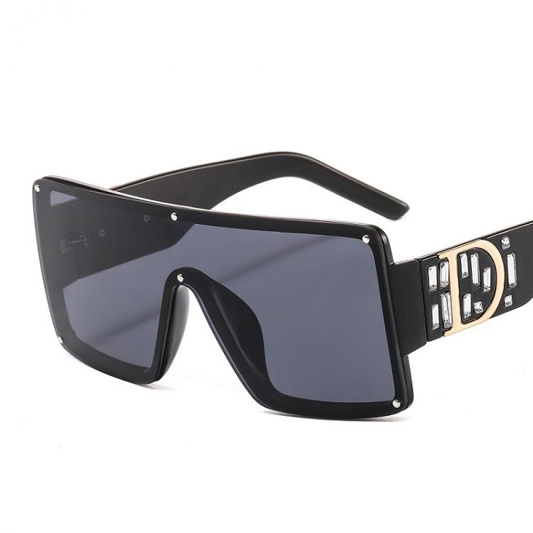 all in one place אביזרי גברים 2021 New Fashion Square Sunglasses Men Women Shield Goggle Gradients Lens D Logo Frame Luxury Brand Designer Sun Glasses UV400