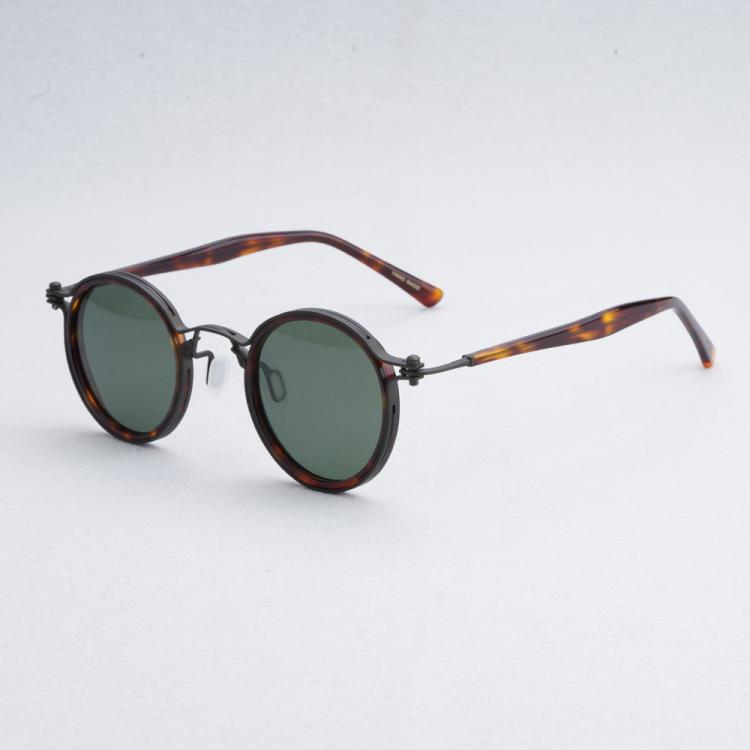 all in one place אביזרי גברים 2021 Italian Designer's Handmade Eyeglasses Frame Polarized Lens Round Vintage Frame For Men and Women Classical Retro