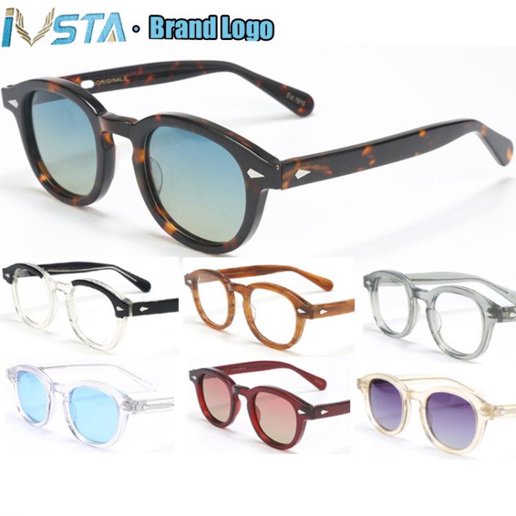 all in one place אביזרי גברים IVSTA High Quality Prescription Glasses Lemtosh Style Johnny Depp Sunglasses Men Acetate Round Women Luxury Brand Designer Frame