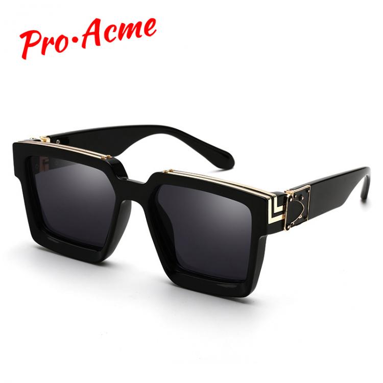 all in one place אביזרי גברים Pro Acme Luxury Brand Designer Square Sunglasses Men Women 2020 Fashion Thick Frame Glasses Mens UV400 Male Celebrity PD1399