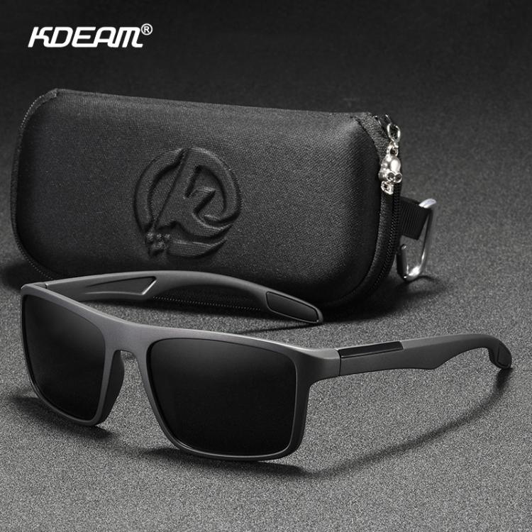 all in one place אביזרי גברים KDEAM Ultra Light Rectangular Photochromic Sunglasses Men Polarized TAC 1.1mm Thickness Lens UV400 Sun Glasses Women Cat.3 CE