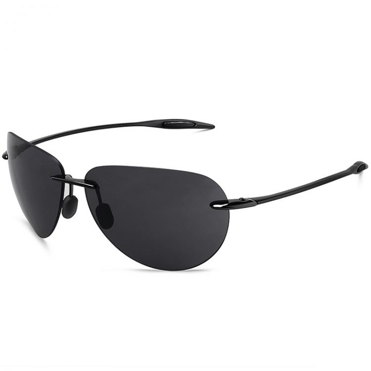 all in one place אביזרי גברים JULI Classic Sports Sunglasses Men Women Male Driving Pilot Rimless TR90 Ultralight Frame Sun Glasses UV400 Gafas De Sol MJ8008