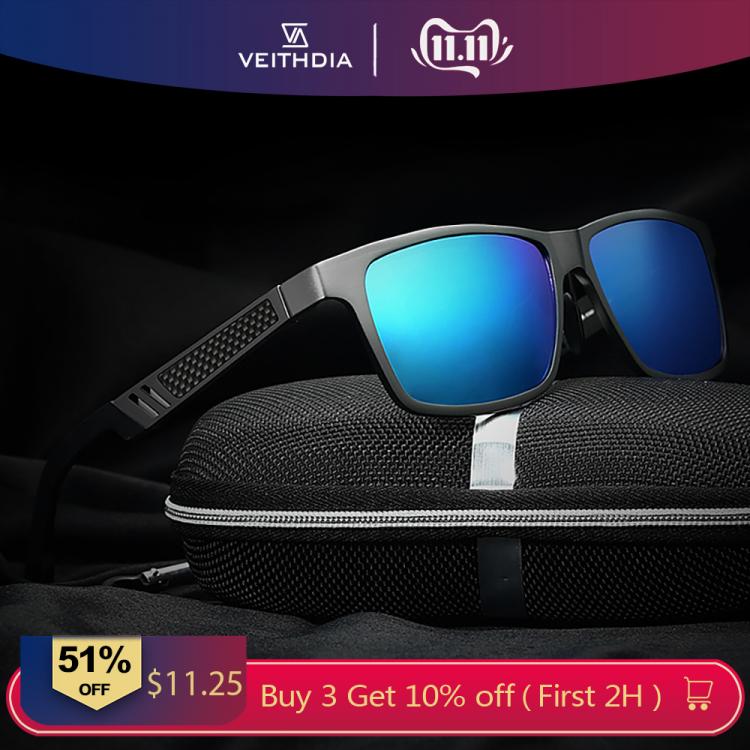 all in one place אביזרי גברים VEITHDIA Men's Aluminum Polarized Sunglasses Mirror Sun Glasses Driving Sports Goggle Eyewear Accessories For Men Female 6560