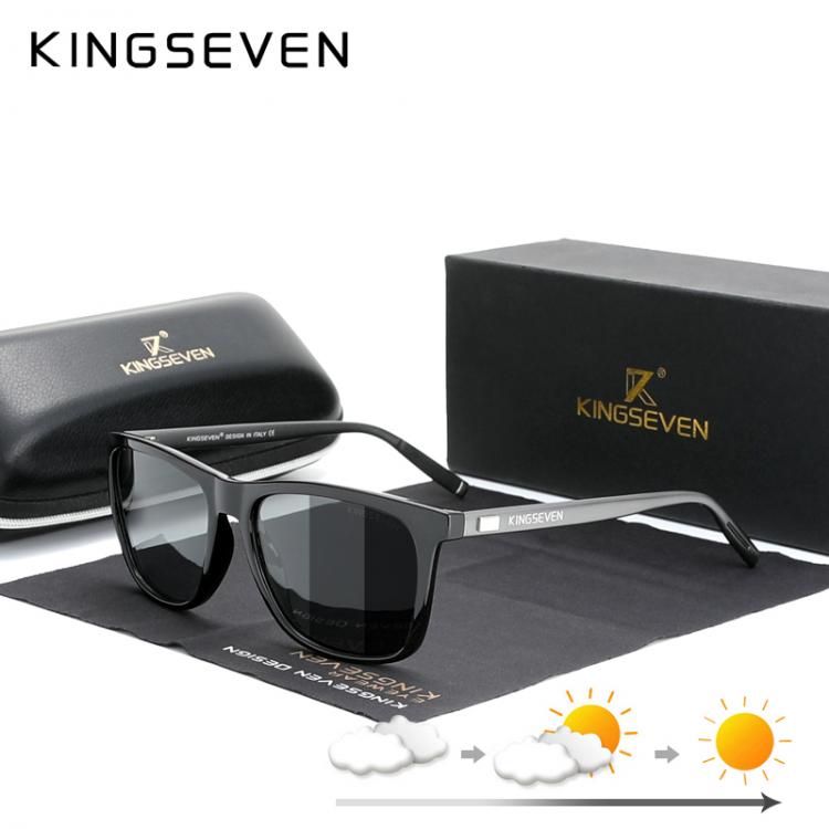 all in one place אביזרי גברים KINGSEVEN Brand Aluminum Frame Sunglasses Men Polarized Photochromic Sun glasses Women's Glasses Accessories