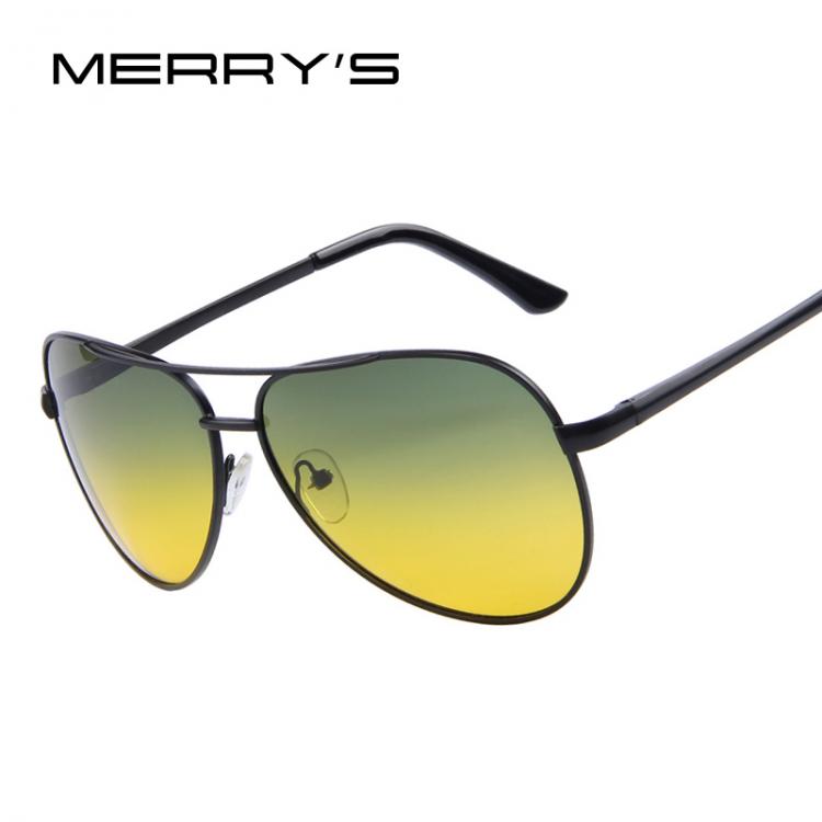 all in one place אביזרי גברים MERRYS Men Polarized Sunglasses Night Vision Driving Sunglasses 100% UV400 Sunglasses