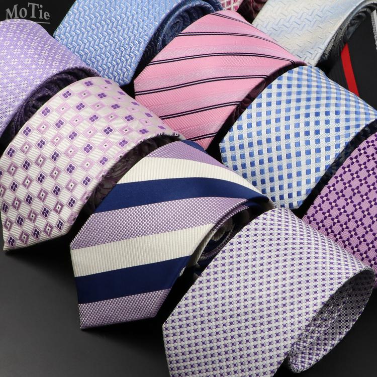 all in one place אביזרי גברים Men's 100% Silk Tie Classic Striped Plaid Necktie Jacquard Woven Ties Business Wedding Party Daily Suit Cravat Accessory Gift