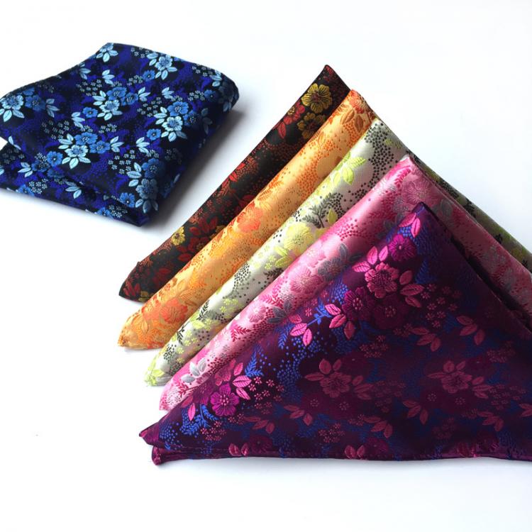 all in one place אביזרי גברים Fashion Men's Square Scarf 25*25cm Plum Blossom Polyester Handkerchief Paisley Large Floral Suit Pocket Towel
