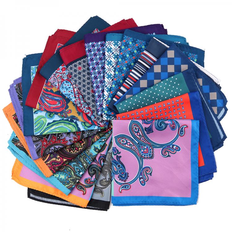 all in one place אביזרי גברים Tailor Smith New 30x30cm Pocket Square Paisley Pocket Square Fashion Men Handkerchief Floral Strip Handkerchief Pocket Men