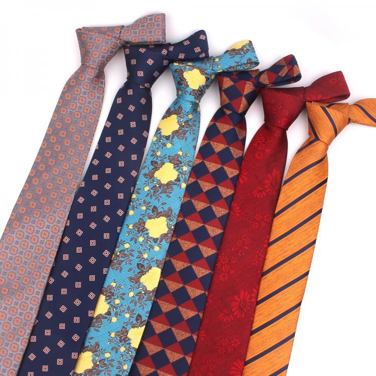 all in one place אביזרי גברים New Jacquard Striped Tie For Men Wome Classic Plaid Neck Tie For Wedding Business Suits Male Floral Ties Mens Necktie Gravatas