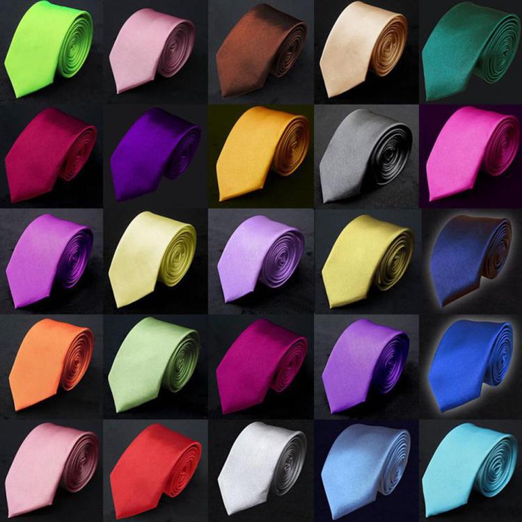 all in one place אביזרי גברים Men Solid Skinny Necktie Fashion Casual Slim Fit Tie Formal Wedding Party Ties Male Butterflies Silk Business Black Necktie Man