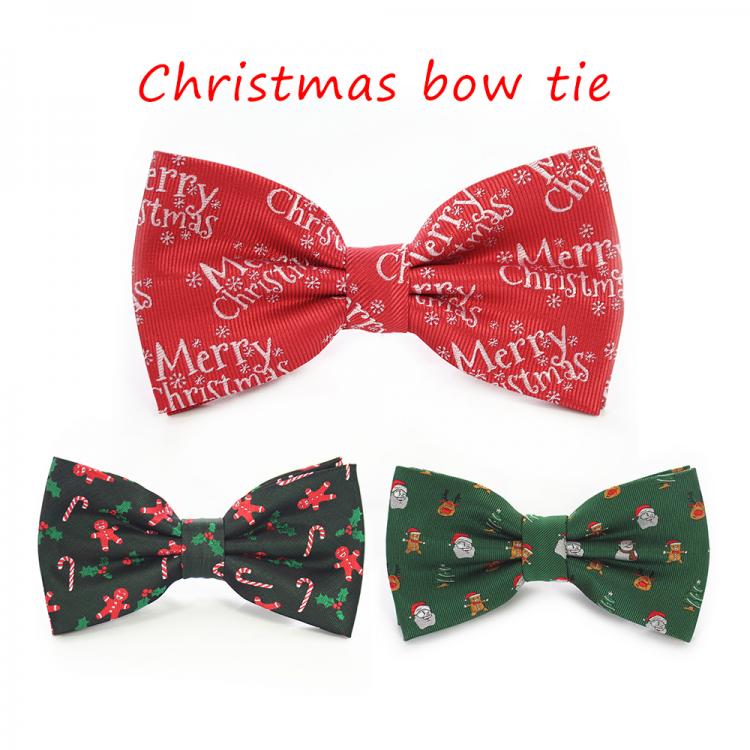 all in one place אביזרי גברים KAMBERFT 2019 Newest Christmas Design Bow Tie Snowflake Tree Deer Old Man Cartoon Christmas Bowtie For Men & Boy Festive
