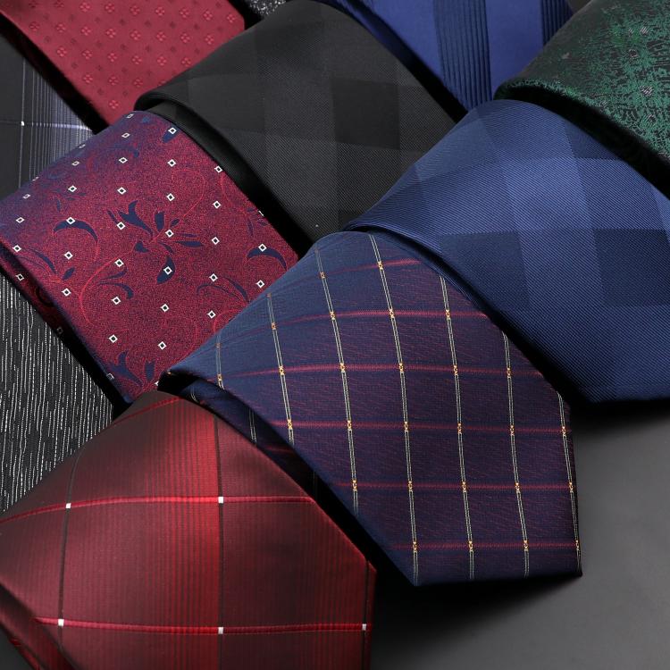 all in one place אביזרי גברים New Classic Men's Ties Neck Ties 8cm Plaid Striped Floral Ties for Formal Business Luxury Wedding Party Neckties Gravatas Gif