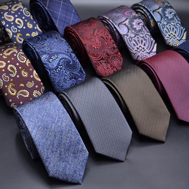 all in one place אביזרי גברים Men ties necktie Men's vestidos business wedding tie Male Dress legame gift gravata England Stripes JACQUARD WOVEN 6cm