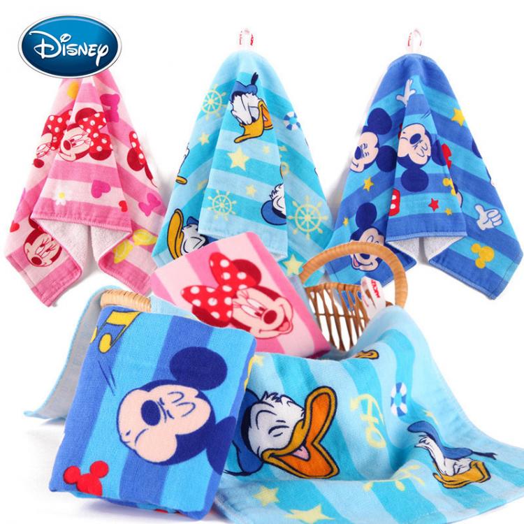 all in one place אביזרי גברים Disney mickey minnie Baby FaceTowel 25x50cm Cotton Children Towels Soft Cartoon Handkerchief Bath Towel For Newborns kids gifts